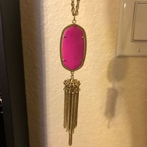 Pink Kendra Scott Long Necklace